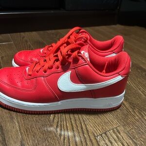 Men’s red Nike Jordan’s